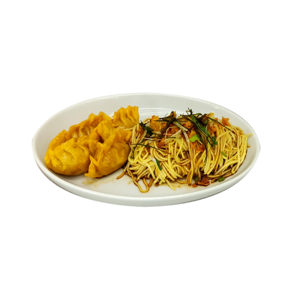 Pork & Shrimp Wonton Fried with Shallot Noodles (4 pcs/Order)