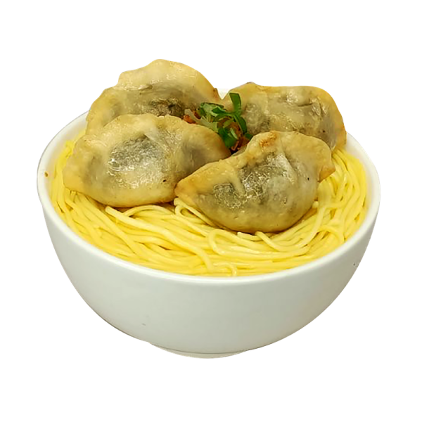 Kuchay Dumpling Fried Noodle Soup (4 pcs/Order)