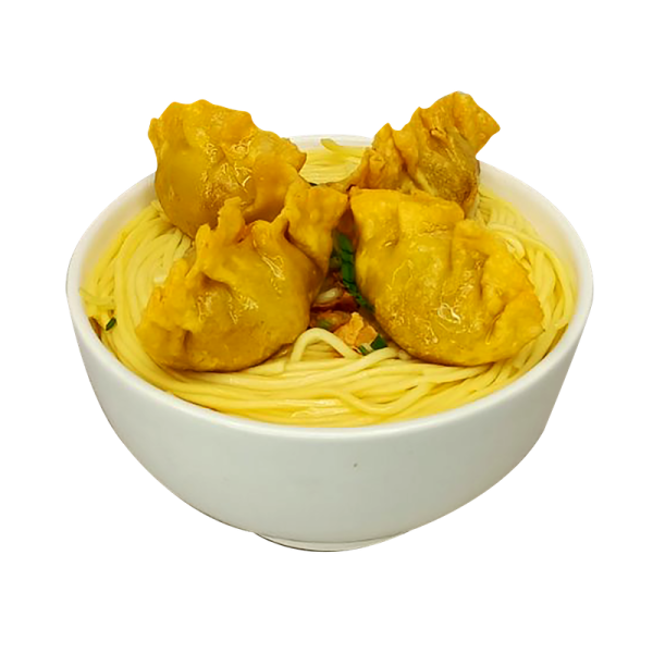 Pork & Shrimp Wonton Fried Noodle Soup (4 pcs/Order)